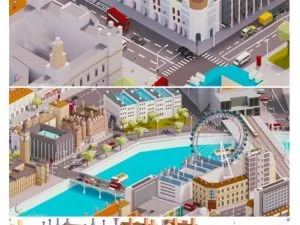 Cgtrader Low Poly London City-Poly 3D Model