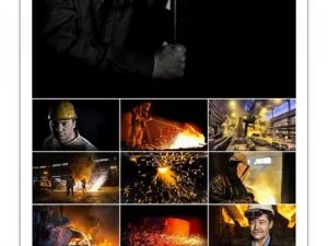 Collection Steelmaker Metallurgical Blast Furnace Melting Metal Factory