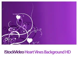 Heart Vines Background HD