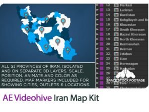 Iran Map Kit