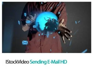 IStockVideo Sending EMail HD