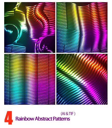 Rainbow Abstract Patterns