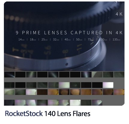 RocketStock Lucent Warm 140 Lens Flares In 4K