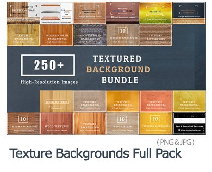250 Texture Backgrounds Full Pack