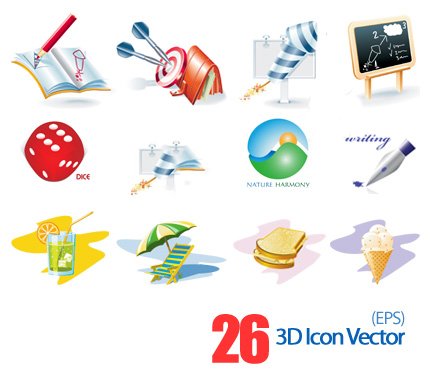 3D Icon Vector