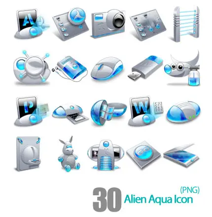Alien Aqua Icon