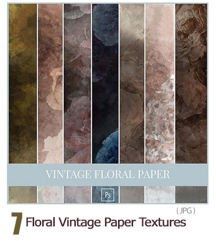 Amanda Diaz Floral Vintage Paper Textures
