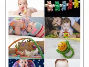 Children Baby Rattle With A Children Toy