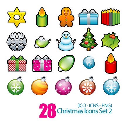 Christmas Icons Set 02