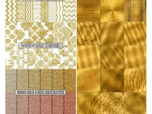 CM 100 Gold Foil Backgrounds Extras