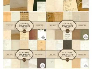 CM Vintage Paper Textures Mega Pack