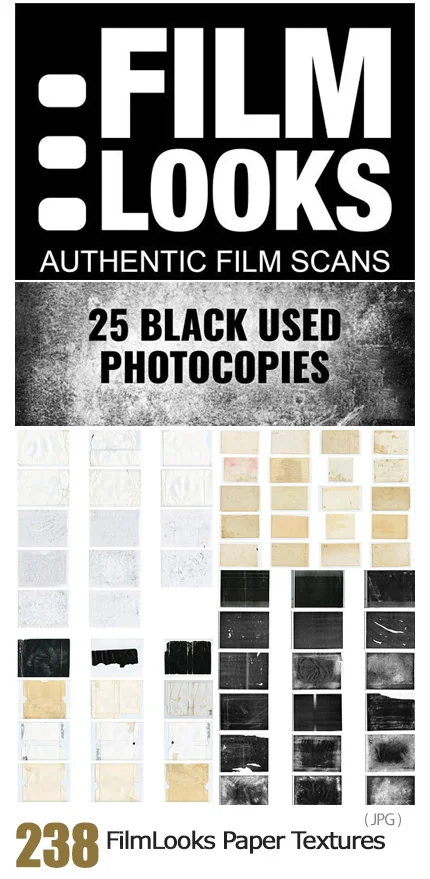 FilmLooks 238 Amazing Paper Textures