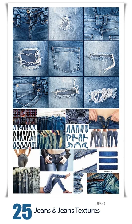 Jeans And Jeans Textures