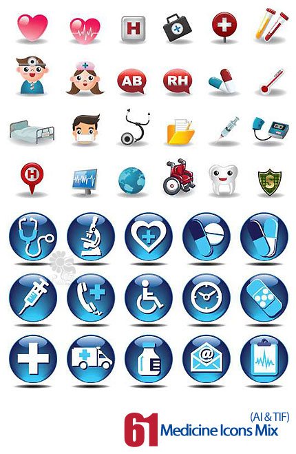 Medicine Icons Mix