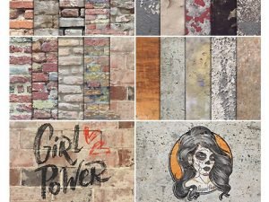 Old Brick Wall And Grunge Wall Textures
