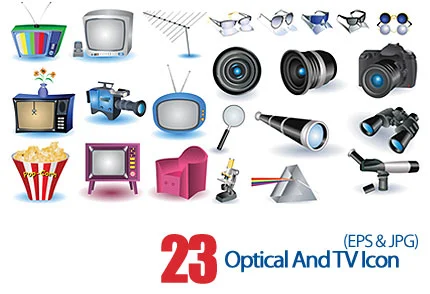 Optical And TV Icon