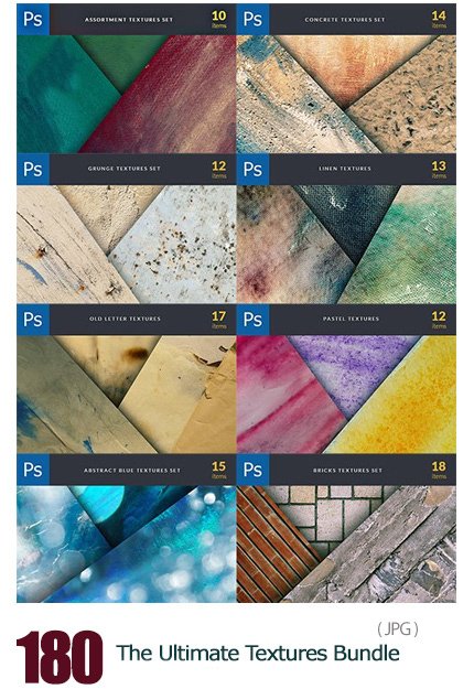 The Ultimate Textures Bundle With 180 Resources