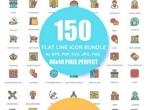 600 Line Icons Linear Pictogram Pack