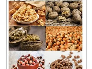 Stock Photo Hazelnuts Filbert On Old Wooden Background