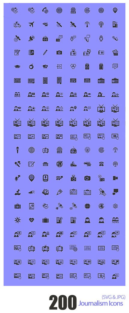 Web Icons 200 Journalism Icons