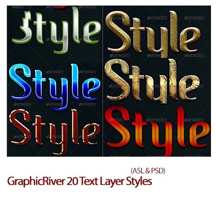 20 Text Layer Styles