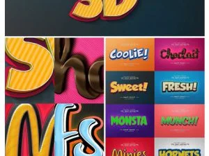 3D Text Effects Vol 3