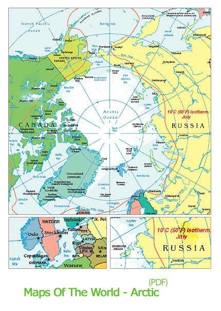 Maps Of The World Arctic
