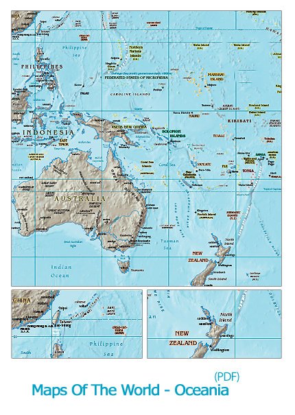 Maps Of The World Oceania
