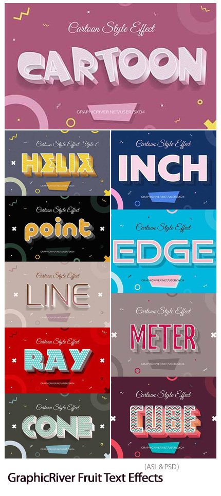 Cartoon Style Text Effects