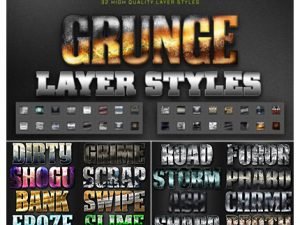 CM 64 Grunge Styles Bundle