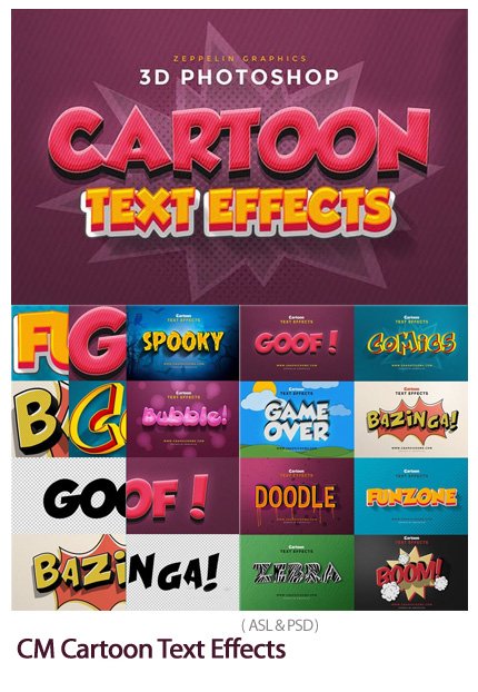 CM Cartoon Text Effects