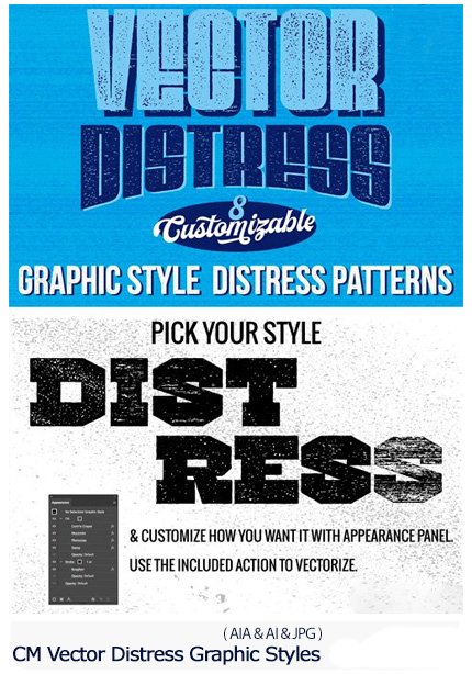 CM Vector Distress Graphic Styles