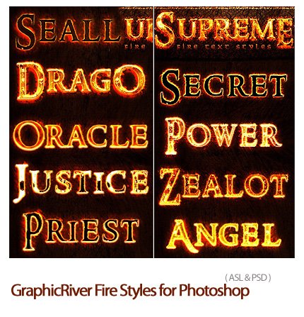 Fire Styles for Photoshop