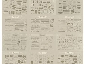 GR 890 Handwritten Shapes Bundle