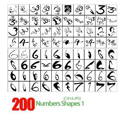 Numbers Shapes 01
