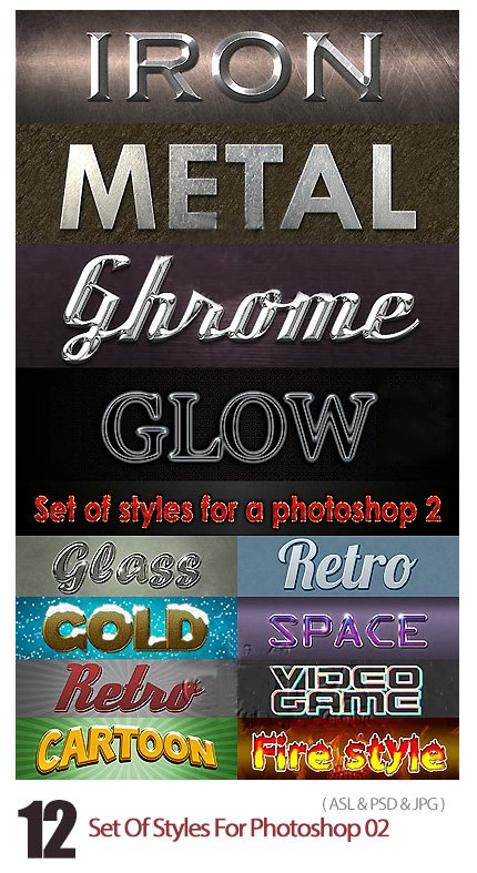 Set Of Styles For Photoshop 02