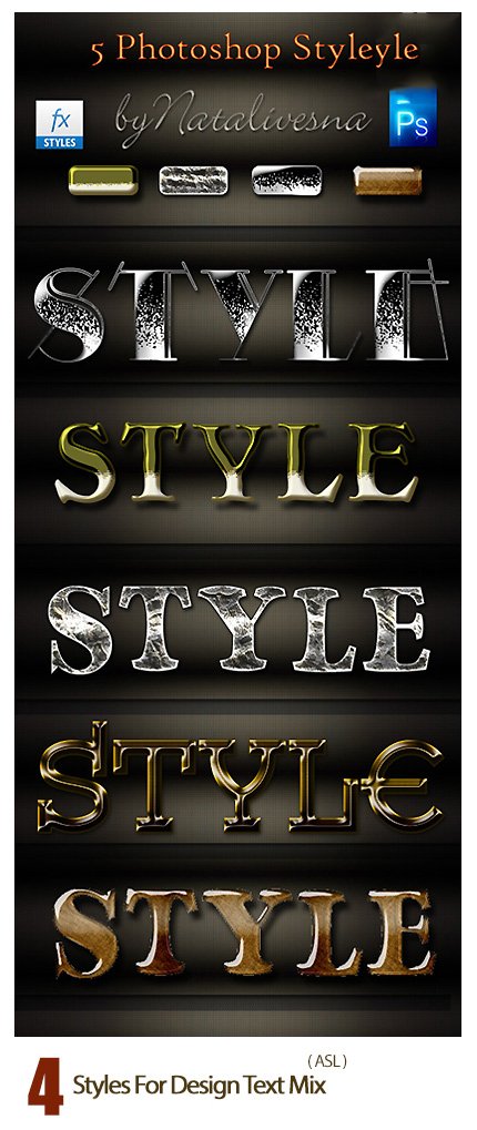 Styles For Design Text Mix
