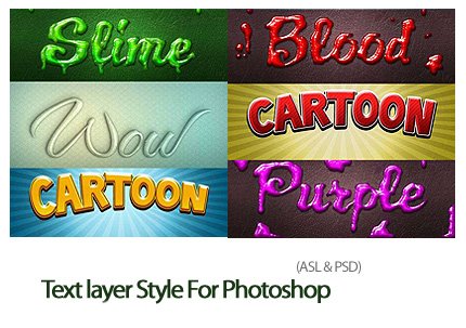 text layer style for photoshop