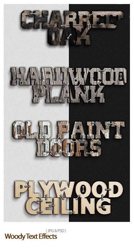 Woody Text Effects