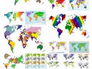 World Map And Countris Maps