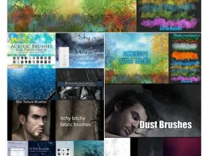 11 Miscellaneous Brushes Set For Photoshop