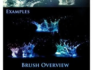 CM 38 Water Splash Brushes