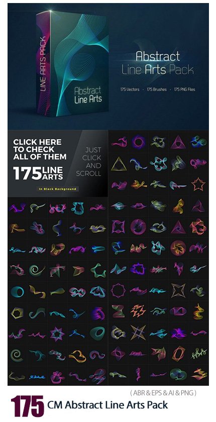 CM Abstract Line Arts Pack