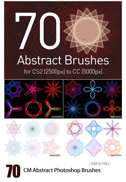 CM Abstract Photoshop Brushes
