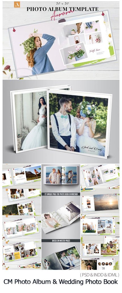 CM Photo Album And Wedding Photo Book Template