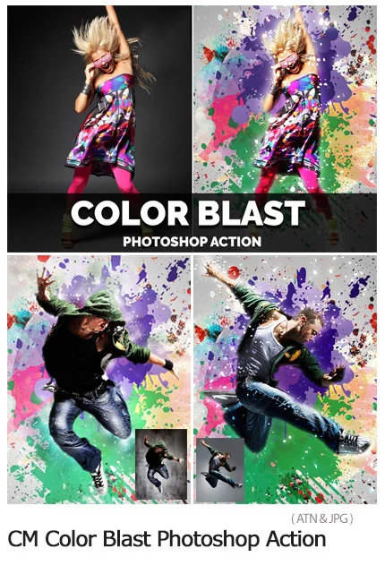 CreativeMarket Color Blast Photoshop Action