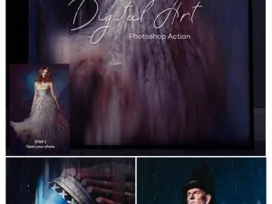 Digital Art Photoshop Action