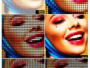 Dot Pixel Customizer Photoshop Action