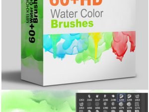 Graphicriver 60 Water Color Brushes Sets