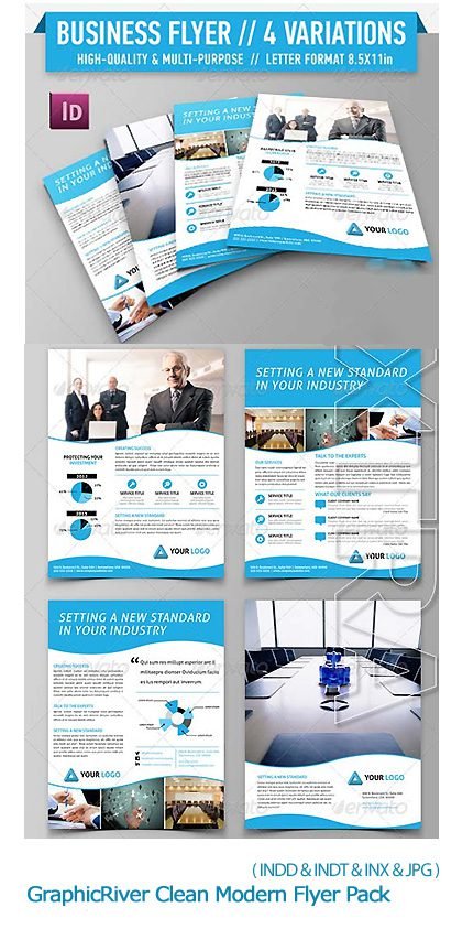 GraphicRiver Clean Modern Flyer Pack